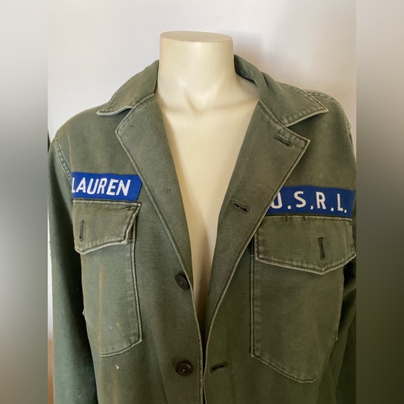 Ralph Lauren Oversized shirt 👕 Olive color/ Size Large. - Picture 6 of 10